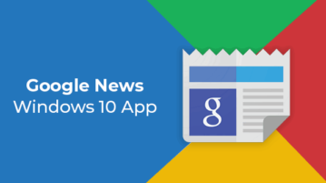 Google News Windows 10 App