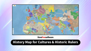 History Map for Cultures and Historical Rulers