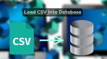 Load CSV into database from command line in windows