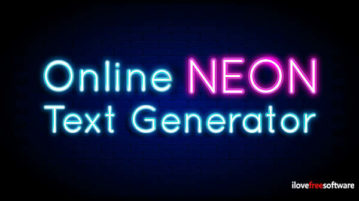 Online Neon Text Generator