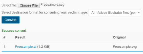 Online SVG to AI Converter