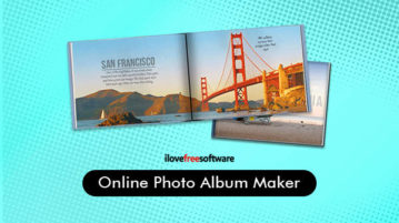 Online photo album maker