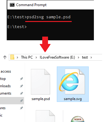 PSD to SVG conversion in action