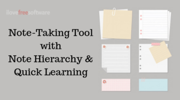 Online Note Taking Tool with Content Structuring, Flashcard for Practice