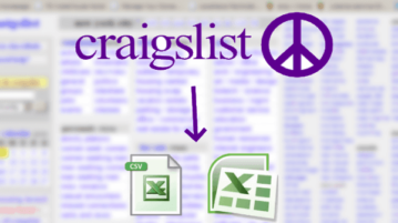Scrape Craigslist Listings in Excel Free