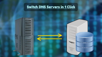 Switch DNS Servers from System Tray in Windows 10 in 1 Click