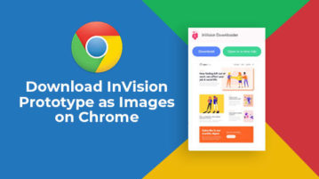 download invision prototype as images on chrome