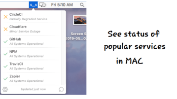macOS menu bar app for developers to see status of popular services
