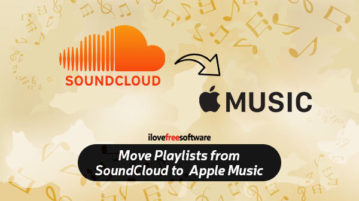move playlists from soundcloud to apple music