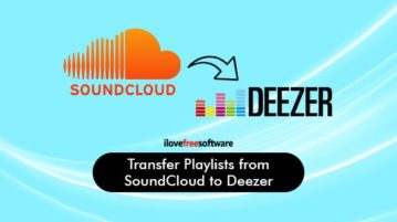 move playlists from soundcloud to deezer