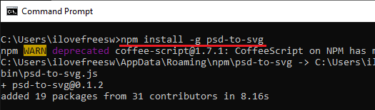 npm install psd-to-svg