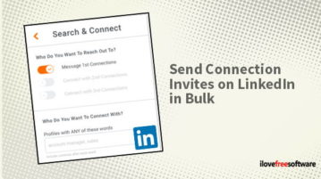 send connection invites on linkedin in bulk