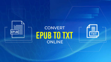 Convert EPUB to TXT Online