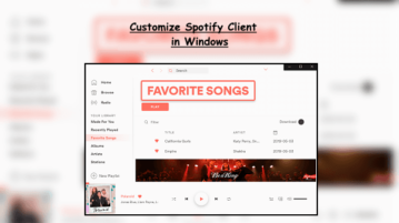 Customize Spotify Client Change Colors, Add Features