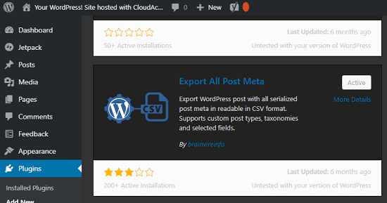 Export All Post Meta in WP Plugins