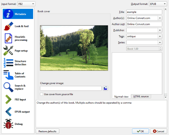 FB2 to EPUB Converter Software for Windows