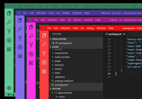 Free Plugin to Color Code VS Code Workspaces Separately