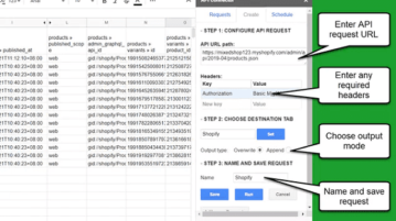 Google Sheets add-on to Import, Extract API Data into Google Sheets