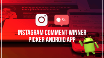 Instagram comment winner picker Android app
