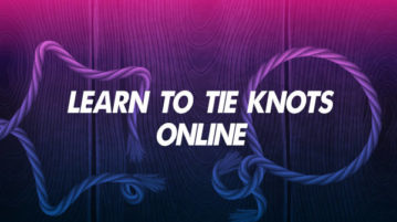 Learn to tie knots online