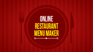 Online Restaurant Menu Maker