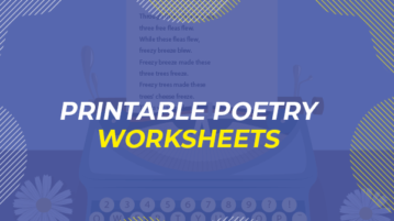 Printable poetry worksheets