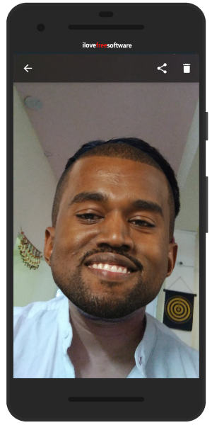 Put Kanye face and funny expressions