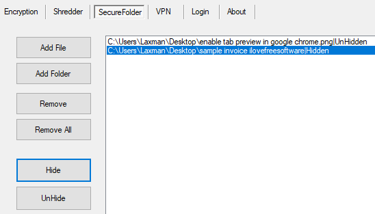 SecureFolder