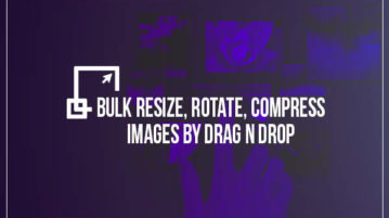 bulk resize, rotate, compress images by drag n drop