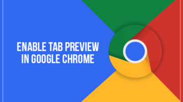 enable tab preview in google chrome