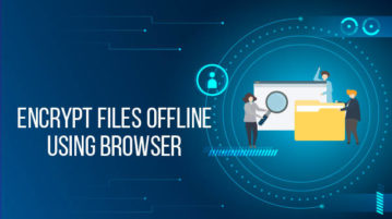 encrypt files offline using browser