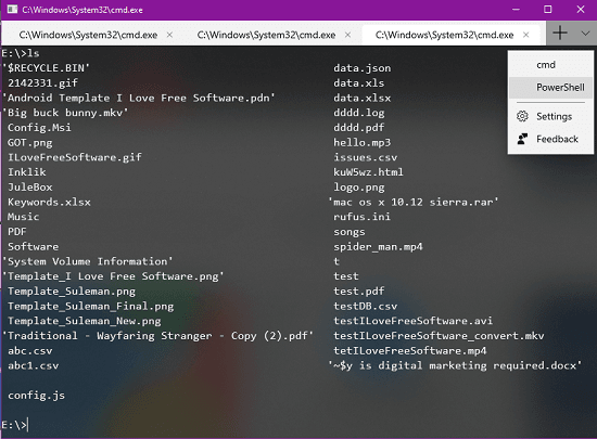 terminal multiple tabs