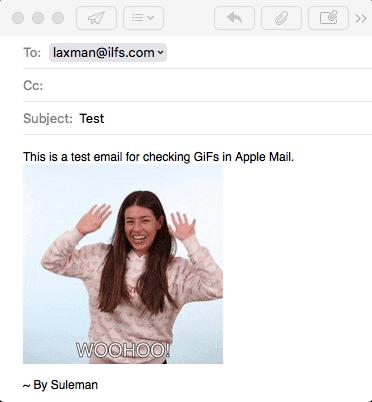 Add GIF Support in Apple Mail on macOS