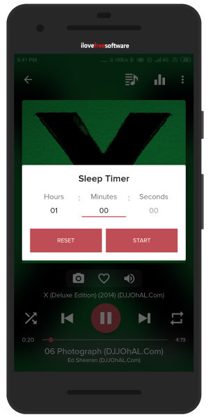 Android Music Player with Sleep Timer