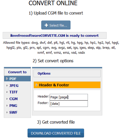 CoolUtils CGM to PDF Converter