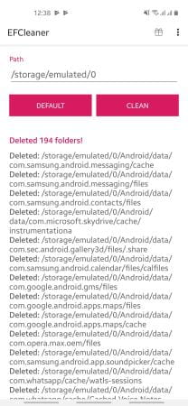 EFCleaner Empty older Remover Android
