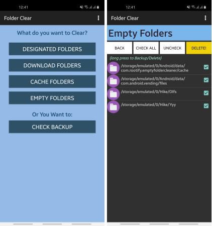 Empty Folder Cleaner Android Folder Clear