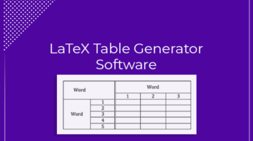 2 LaTeX Table Generator Free Software for Windows LaTeX Table Creator software