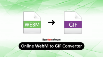 Online WebM to GIF converter