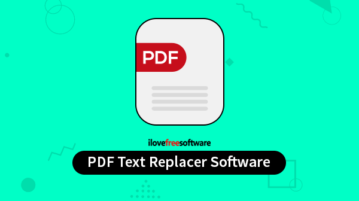 PDF text replacer software