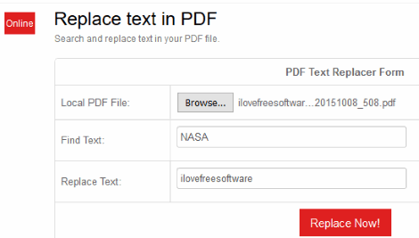 Pdfconvertonline replace text in pdf