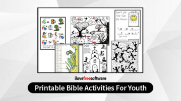 Printable Bible Activities For Youth
