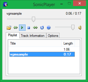 SonicPlayer free VGM player