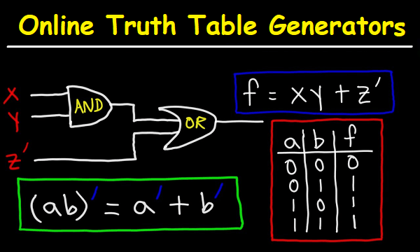 5 Free Online Truth Generator for any Boolean Expression