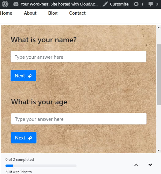 WordPress Plugin to Create Interactive Forms and Surveys