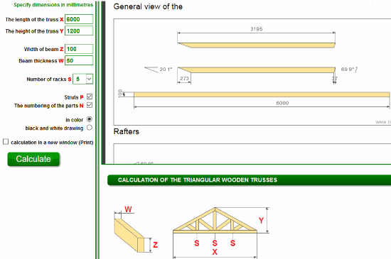 Zhitov- calculation of the wooden roof trusses