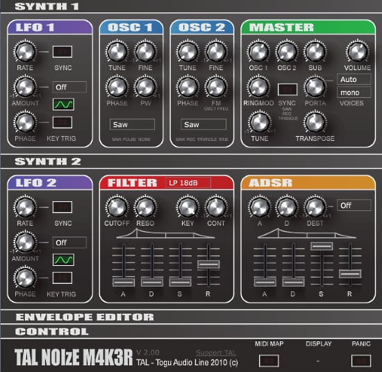 audio_synthesizer_software-03-TAL-NoiseMaker