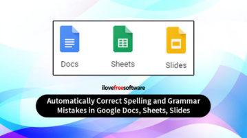 autocorrect for google docs sheets and slides