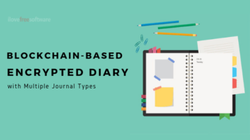 Free Blockchain-based Encrypted Diary with Multiple Journal Types