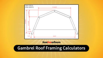 gambrel roof framing calculators